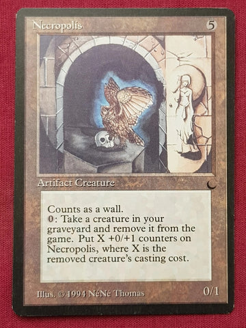 "Necropolis" - Magic The Gathering Card - The Dark