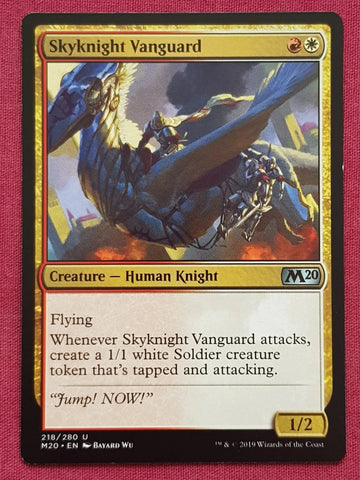 "Skyknight Vanguard" - Magic The Gathering Card - M20