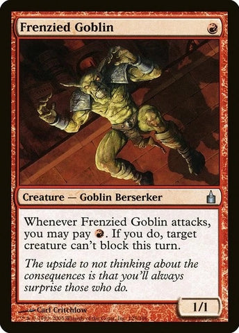 "Frenzied Goblin" - Magic The Gathering Card - Gathering Foundations