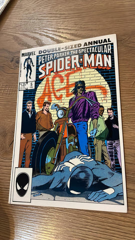 Peter Parker, Spectacular Spider-Man Annual #5 - Marvel Comics - 1985