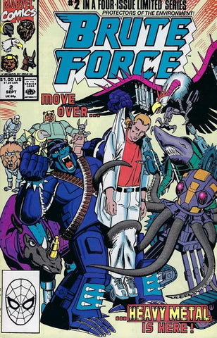 Brute Force #2 - Marvel Comics - 1990