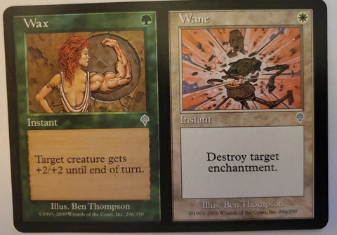 "Wax / Wane" - Magic The Gathering Card - Invasion - 4x Card Playset