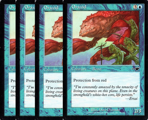 "Oraxid" x4 - Magic The Gathering Card - Nemesis - 4-Card Playset