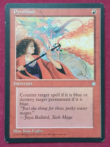 "Pyroblast" - Magic The Gathering Card - Ice Age