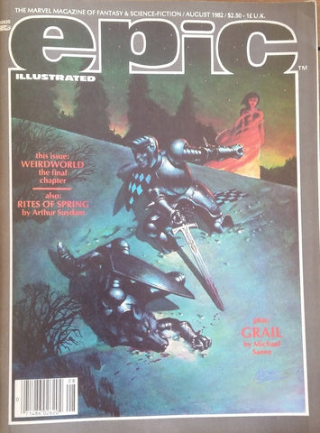 Epic Illustrated Magazine - Curtis Magazines / Marvel - August 1982