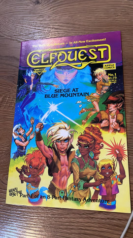 Elfquest Siege at Blue Mountain #1 - Apple Press Inc - 1987
