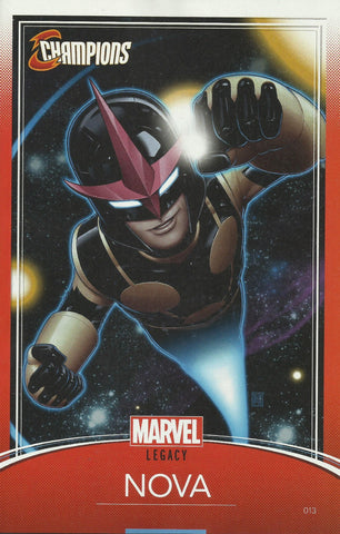 Nova #13 - Marvel Comics - 2017 - Champions Trading Card Variant