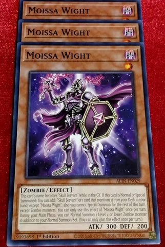 "Moissa Wight" ALIN-EN029 - Yu-Gi-Oh! - 3x Cards Playset - Alliance Insight