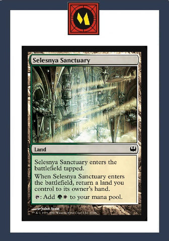 "Selesnya Sanctuary" - Magic The Gathering Card - Duel Decks