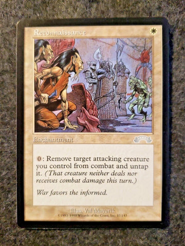 "Reconnaissance" - Magic The Gathering Card - Exodus