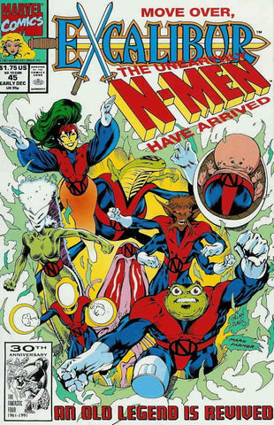 Excalibur #45 - Marvel Comics - 1991