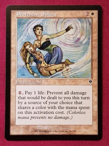 "Protective Sphere" - Magic The Gathering Card - Invasion
