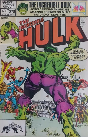 Incredible Hulk #278 - Marvel Comics - 1982