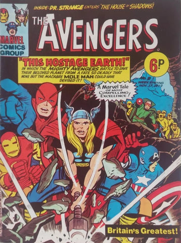 The Avengers #9 - Marvel Comics / British - 1973