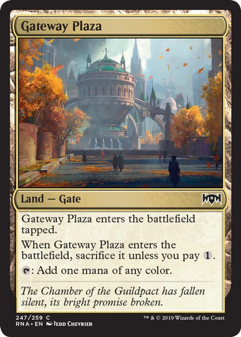 "Gateway Plaza" - Magic The Gathering Card - RNA
