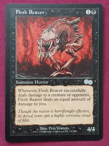 "Flesh Reaver" - Magic The Gathering Card - Urza's Saga