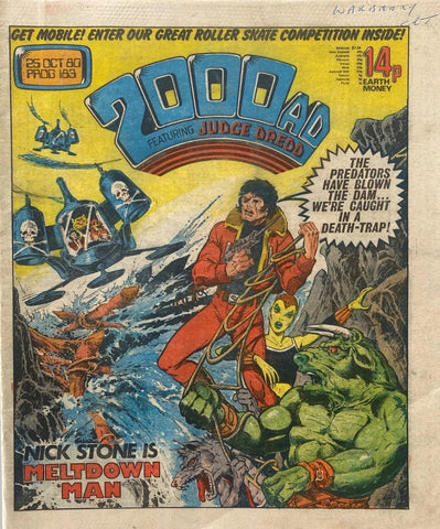 2000AD Comic - Prog #183 - 25th October 1980