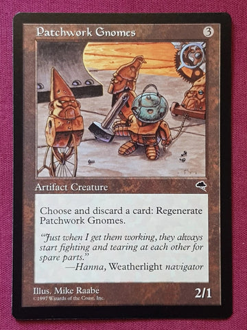 "Patchwork Gnomes" - Magic The Gathering Card - Tempest