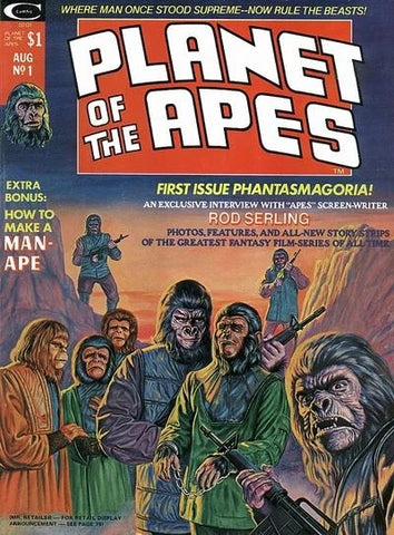 Planet of the Apes #1 - Marvel / Curtis  Magazines - 1974