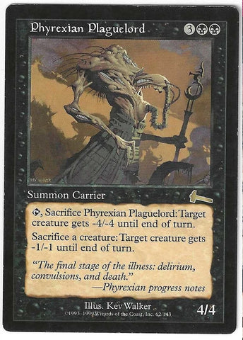 "Phyrexian Plaguelord" - Magic The Gathering Card - Urza's Legacy