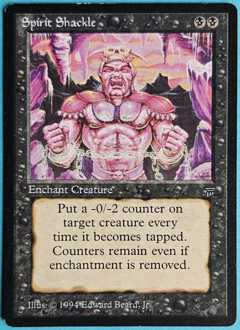 "Spirit Shackle" - Magic The Gathering Card - Legends