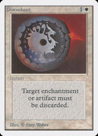 "Disenchant" - Magic The Gathering Card - Unlimited
