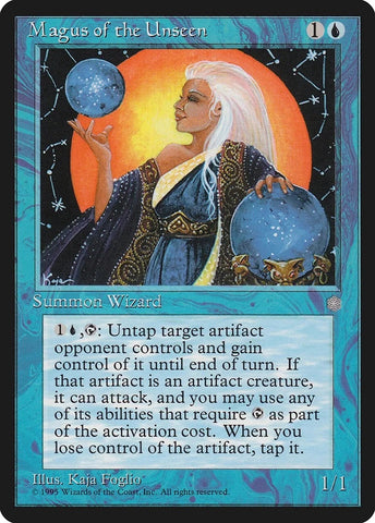 "Magus Of The Unseen" - Magic The Gathering Card - Ice Age