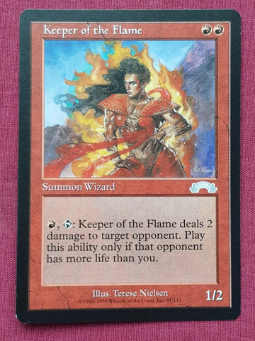 "Keeper Of The Flame" x4 - Magic The Gathering - Exodus - 4-Card Playset