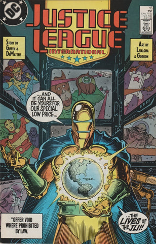 Justice League International #15 - #24 (10x Comics RUN) - DC - 1988/9
