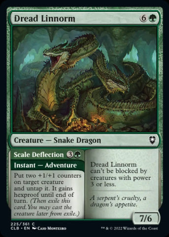 "Dread Linnorm" x4 - Magic The Gathering Card - CLB - 4-Card Playset