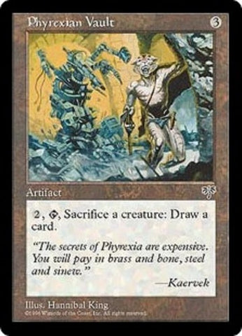 "Phyrexian Vault" x4 - Magic The Gathering - Mirage - 4-Card Playset