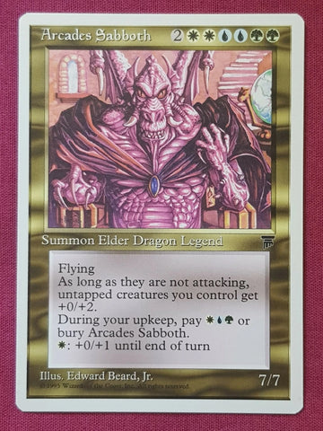 "Arcades Sabboth" - Magic The Gathering Card - Chronicles