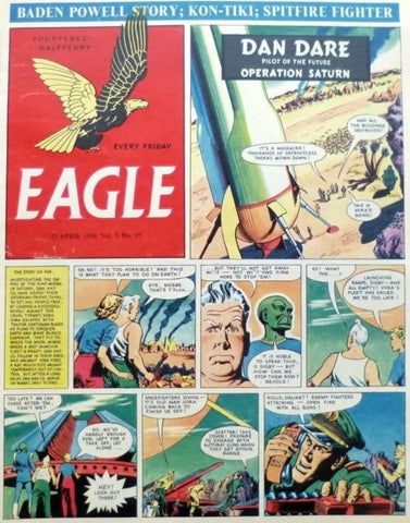 Eagle Comic Vol.5 No.17 - British - 1954