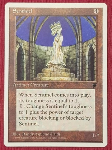"Sentinel" - Magic The Gathering Card - Chronicles