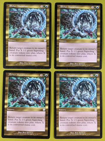 "Aether Mutation" x4 - Magic The Gathering - Apocalypse - 4-Card Playset
