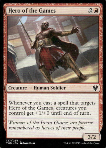 "Hero Of The Games" - Magic The Gathering Card - Theros Beyond Death