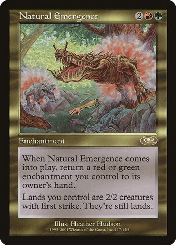 "Natural Emergence" - Magic The Gathering Card - Planeshift