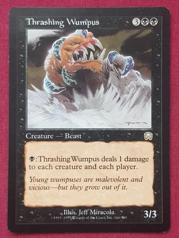 "Thrashing Wumpus" - Magic The Gathering Card - Mercadian Masques