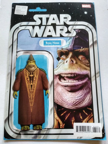Star Wars #035 - Marvel Comics - 2023 - Boss Nass Action Figure Variant