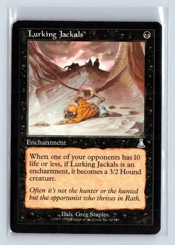 "Lurking Jackals" - Magic The Gathering Card - Urza's Destiny
