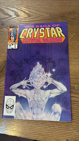 Saga of Crystar Crystal Warrior #5 - Marvel Comics - 1984