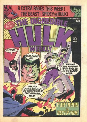 Hulk Comic #47 - #62 (16x Comics RUN) - Marvel Comics/British - 1980