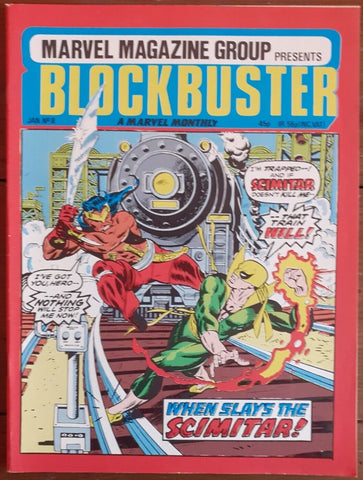 Blockbuster #8 - Marvel Comics / British - 1981