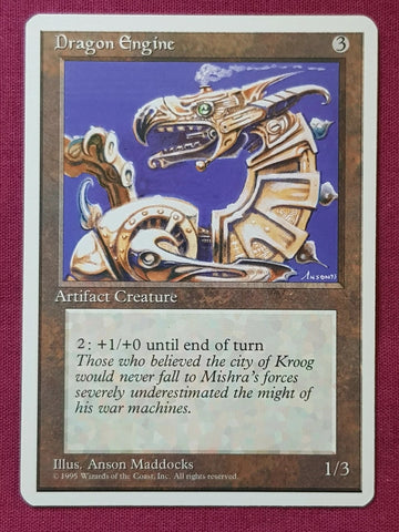 "Dragon Engine" - Magic The Gathering Card - 4th Edition