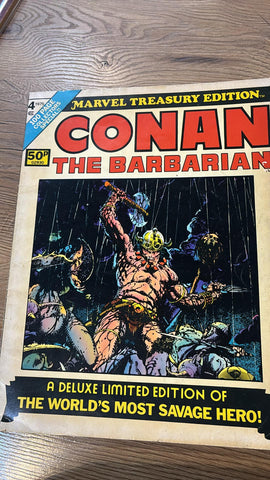 Marvel Treasury Edition - Conan the Barbarian #4 - Marvel Comics - 1975