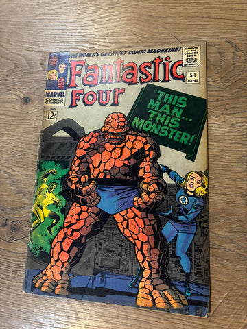 Fantastic Four #51 - Marvel Comics - 1966