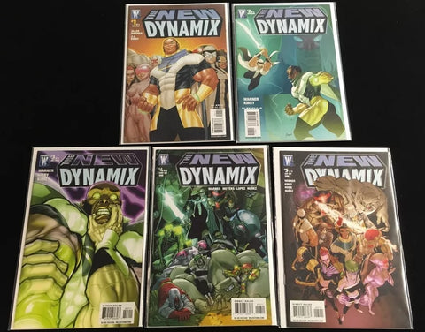 The New Dynamix #1 - #5 (5x Comics SET) - Wildstorm - 2008