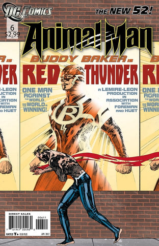 Animal Man #6 - #9 (RUN/LOT of 4x Comics)- DC Comics - 2012 - New 52