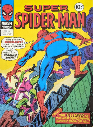 Super Spider-Man #292 - Marvel Comics/British - 1978