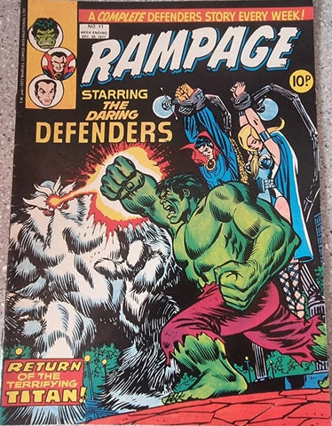 Rampage #11 - Marvel Comics / British - 1977